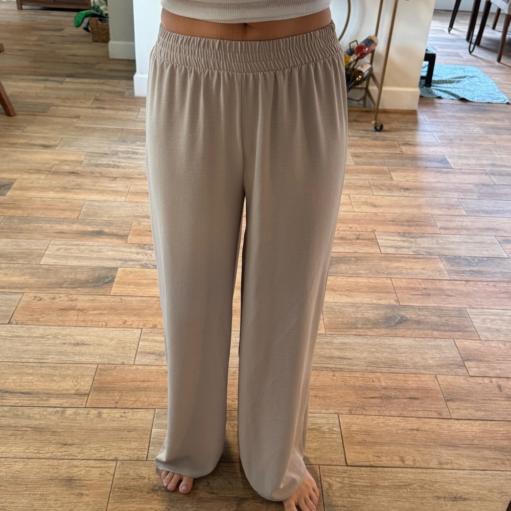 Zara Elastic Waist Pants